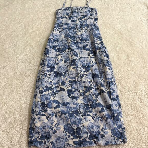 Abercrombie & Fitch Dresses & Skirts - Abercombie Fitch Womens XS Multicolor Floral Dress Summer Resort Wedding Cotton